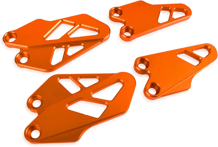 Motorrad CNC Aluminium Vorne und Hinten Fussrastenschutz Fersenschutz für Duke 125 250 390 2017 2018