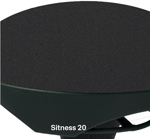 Topstar SI69G28 Sitness 20, ergonomischer Sitzhocker, Arbeitshocker, BürohockermitSchwingeffekt,Sitz