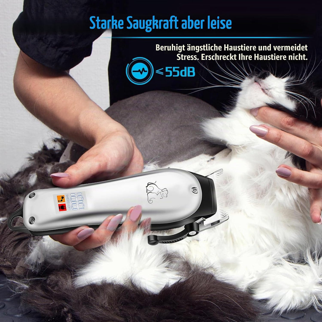 HyAdierTech Elektrische Hundeschermaschine, Hund Katze Tierhaarschneidemaschine, Professionelle Tier