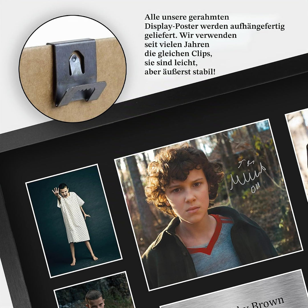 HWC Trading FR A3 Millie Bobby Brown Eleven Geschenke Gedruckt Signiert Autogramm Präsentation Foto