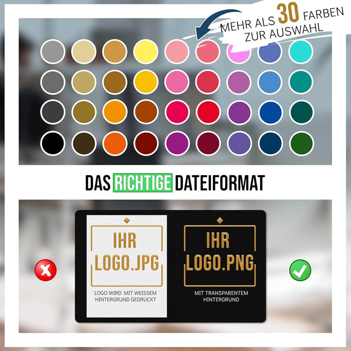 Print Royal PR XXL Mousepad mit Logo und Text selbst gestalten - Personalisierte Geschenke für Chef