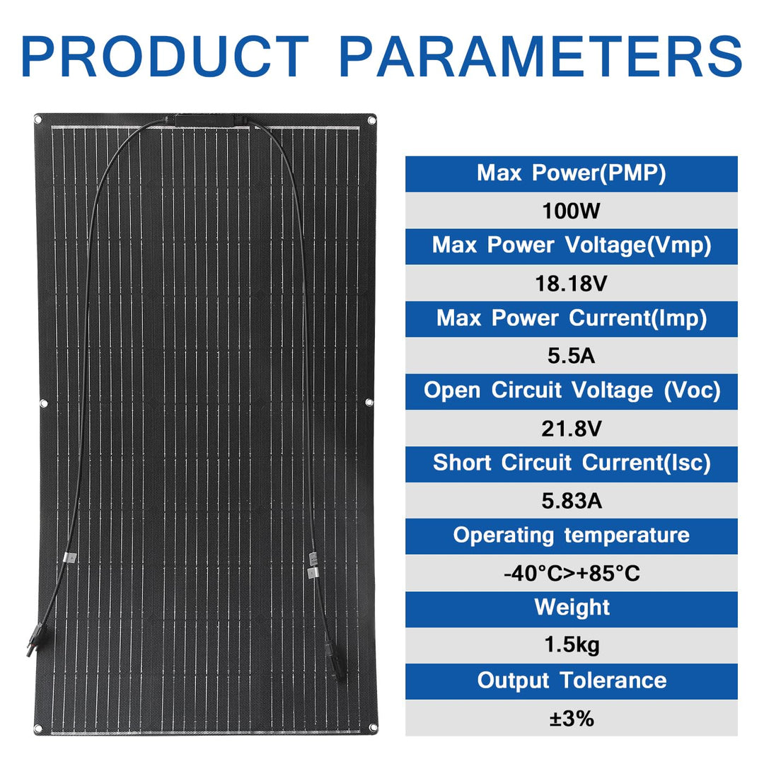 Flexible Solar Panel Solarmodul Monokristallines Solarpanels sind geeignet für Batterie,utdoor Lade