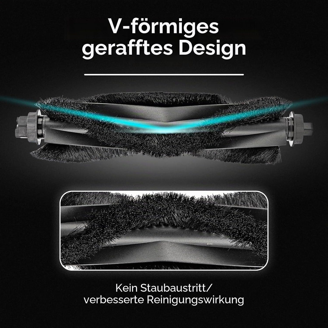 (2 Stück) Ersatzwalzenbürsten, Kompatibel mit Eufy L60 Hybrid, L60 SES, L50 SES, L50 Serie Roboterst