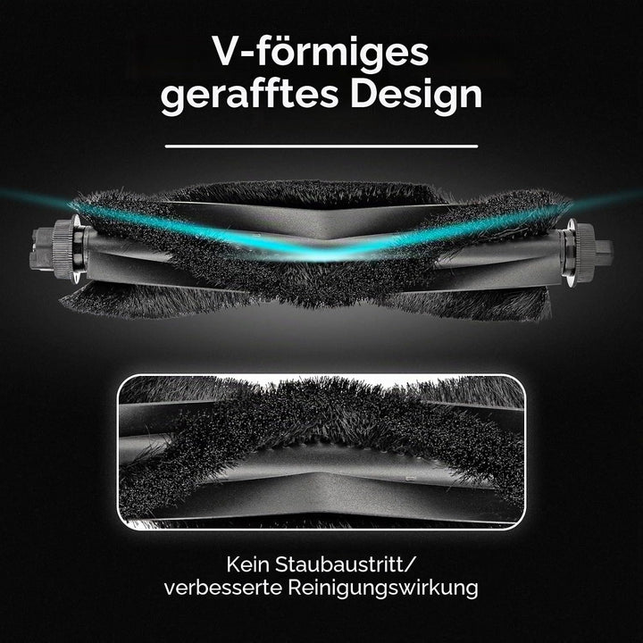 (2 Stück) Ersatzwalzenbürsten, Kompatibel mit Eufy L60 Hybrid, L60 SES, L50 SES, L50 Serie Roboterst