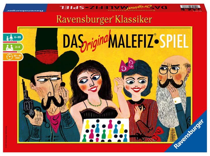 Ravensburger 26737 - Das Original Malefiz Spiel - Familienspiel für 2-4 Spieler, Ravensburger Klassi