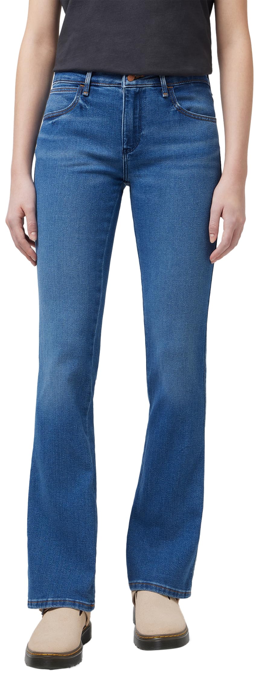 Wrangler Damen Bootcut Jeans 24W / 32L Camellia, 24W / 32L Camellia