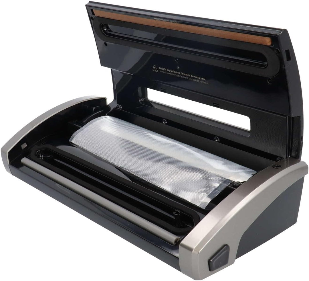 Jata EV1026 Verpackungsmaschine/Versiegelung, Edelstahl, Negro