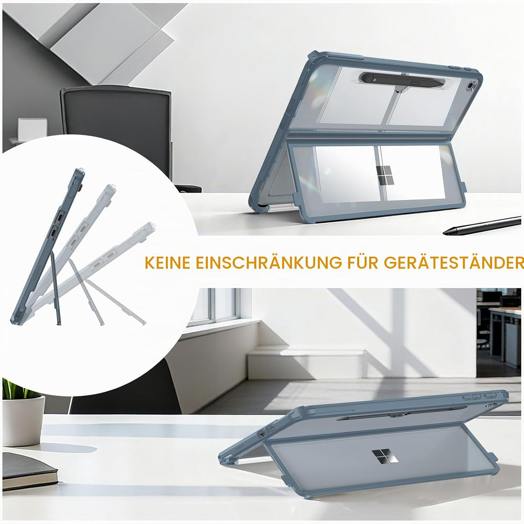 Fintie Hülle für Microsoft Surface Pro 12 Zoll 1. Edition (2025), Stossfeste Folio-Schutzhülle mit t