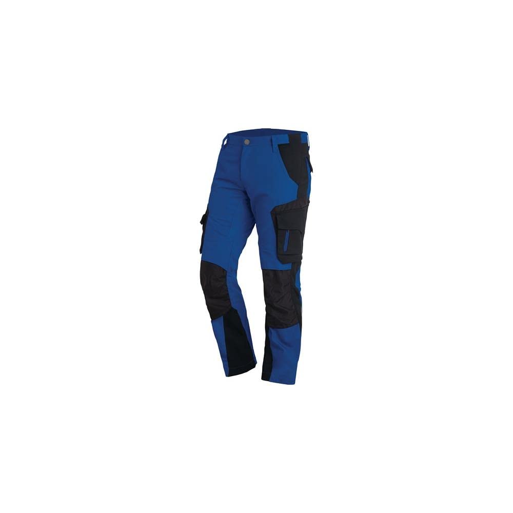 FHB Arbeitshose Florian - 1 Stück, 46, royalblau/schwarz, 35-125100-3620-46, 46