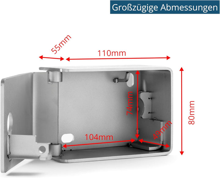 masunt Schlüsseldepot 242 (V4A) Kreditkarte vorgerichtet PHZ