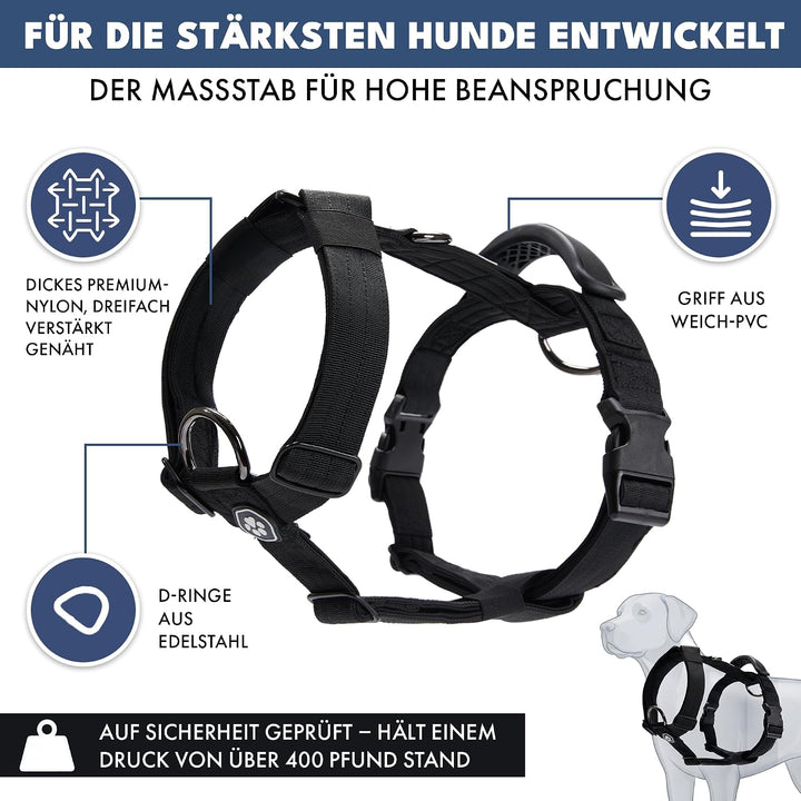 Spark Paws No Pull Hundegeschirr mit Griff für grosse Hunde, strapazierfähiges Hundegeschirr für gro