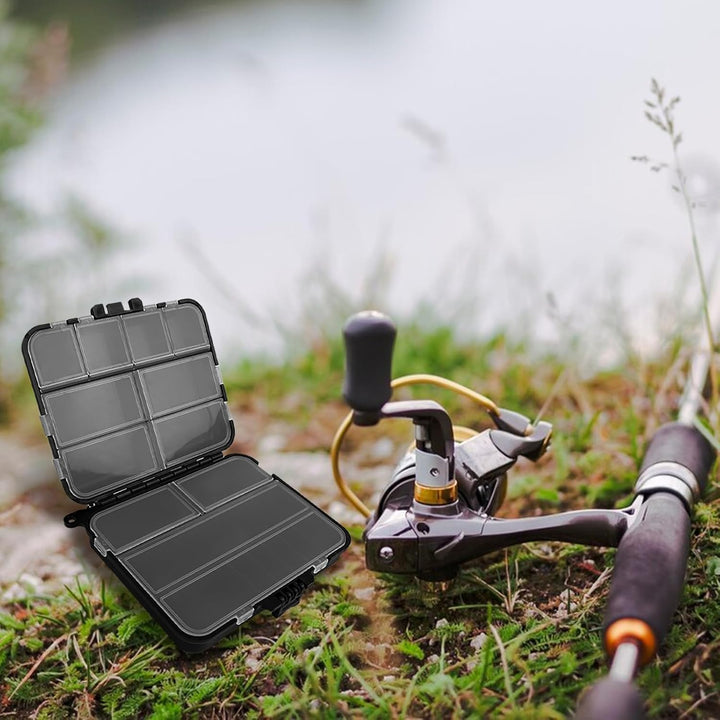 2 Stück Köderbox Angeln, Angelbox, Tackle Box Angeln, Angel Zubehör, Tackle Box für Angler Zubehör,