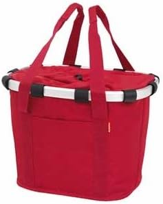 KLICKfix Damen Fahrradkorb Barock Navy Single, Barock Navy Single