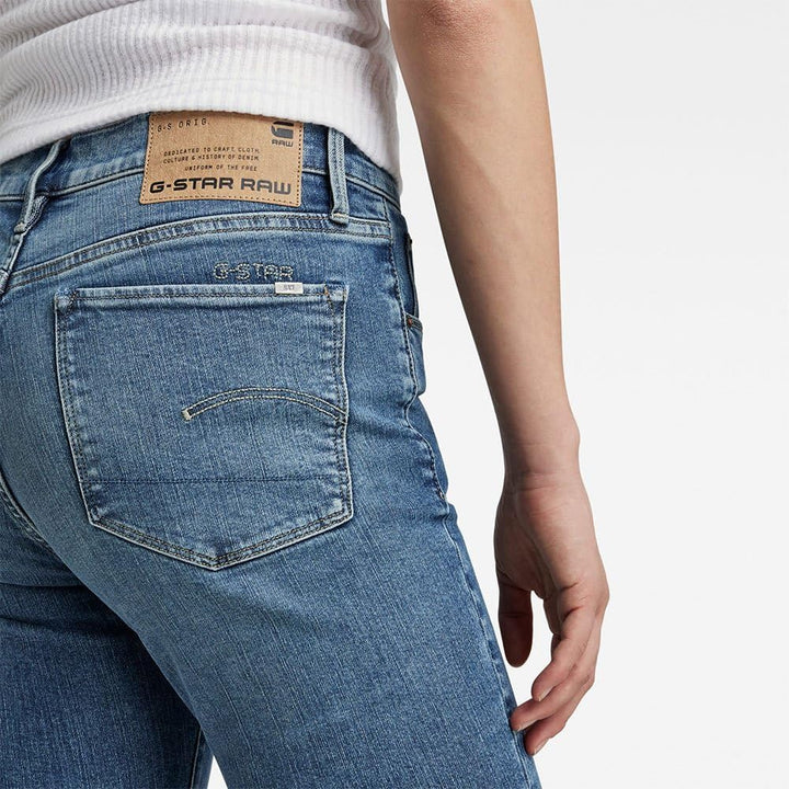 G-Star Damen 3301 Skinny Jeans 25W / 30L Blau (Faded Miami Blue D05175-d188-g141), 25W / 30L Blau (F