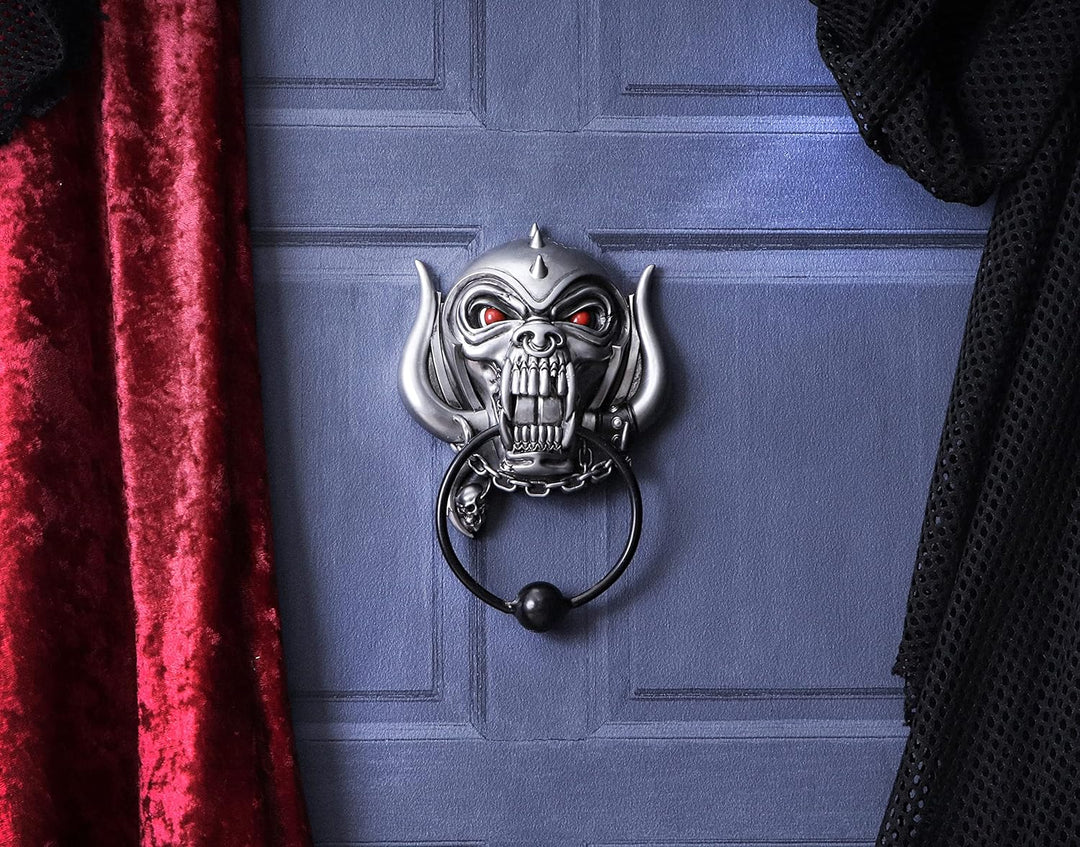 Nemesis Now Offizielles Lizenzprodukt Motorhead Warpig Türklopfer, Silber, 17 cm