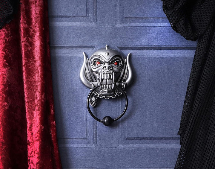 Nemesis Now Offizielles Lizenzprodukt Motorhead Warpig Türklopfer, Silber, 17 cm