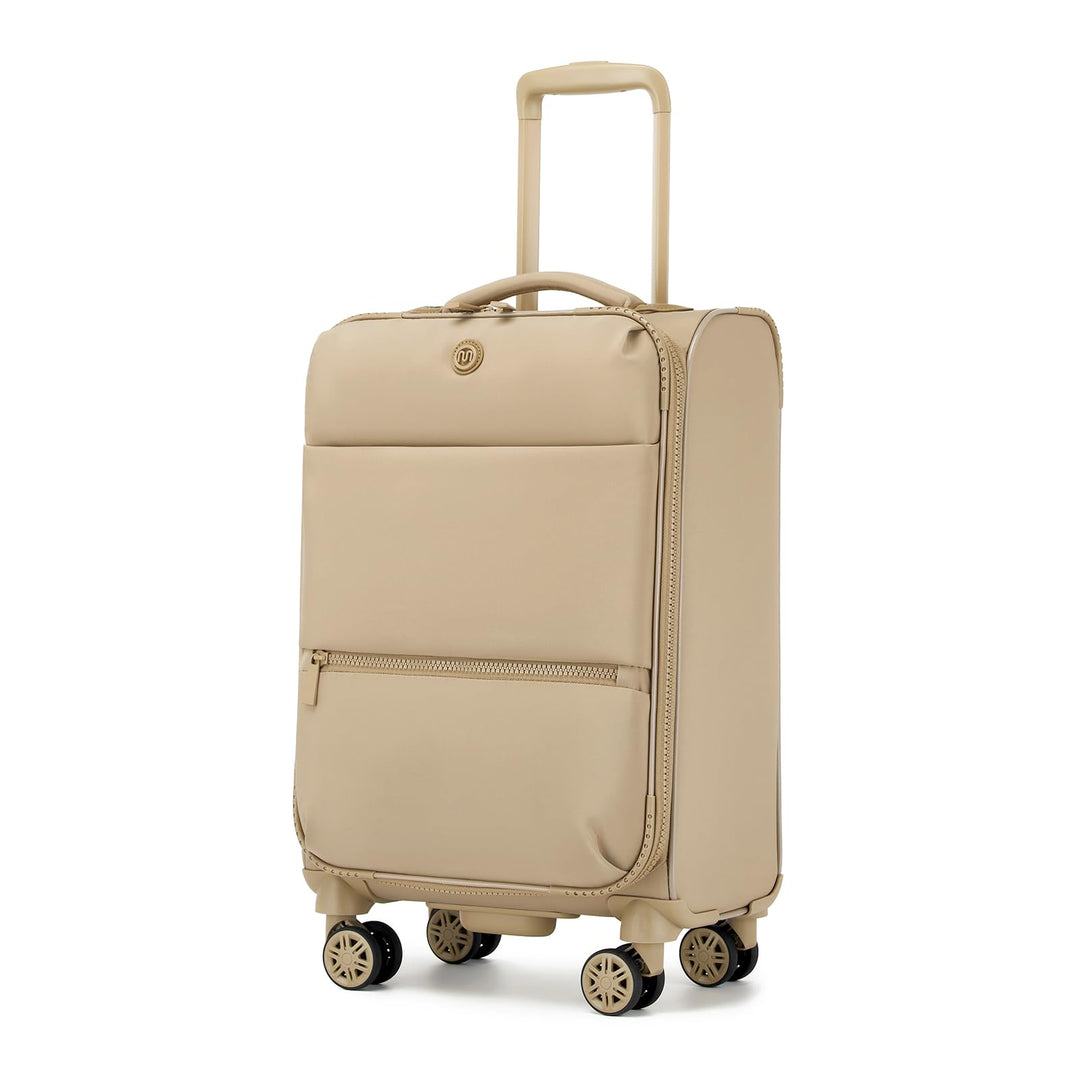 Miss Lulu Handgepäck Koffer 59.5 x 36.5 x 25 cm, Leichter weicher Reisekoffer mit getrenntem Nass-/T