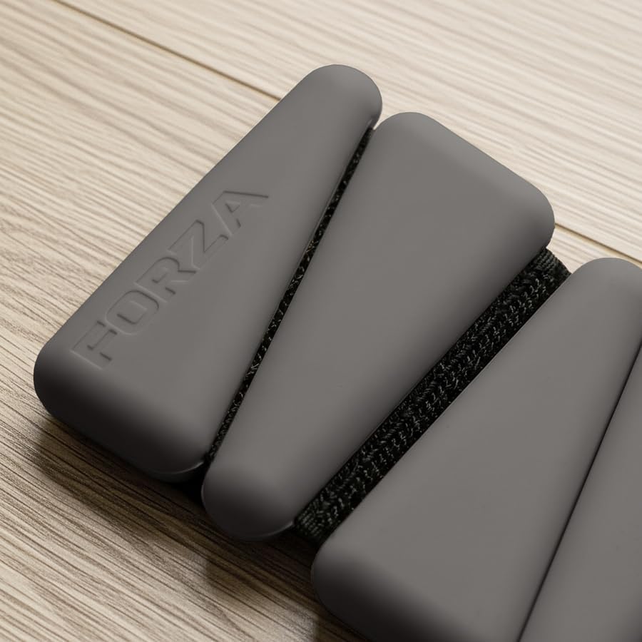 FORZA Silikon Pilates Ring &amp; Handgelenk/Knöchel Gewichte Bundle - Premium Widerstandstraining Set fü