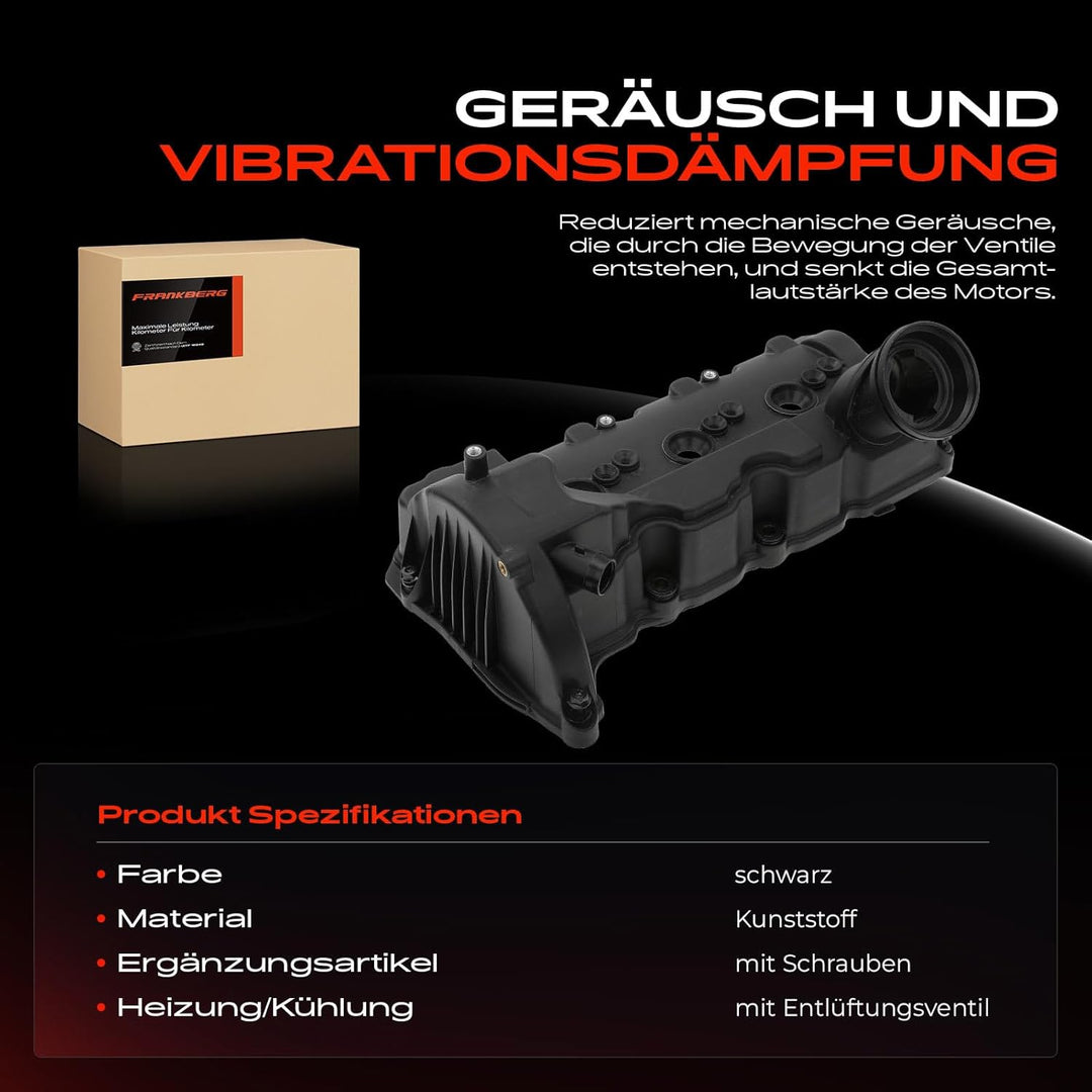 Frankberg Zylinderkopfhaube Diesel Kompatibel mit A4 8K2 8KH 8K5 2011-2016 A5 8T3 8F7 8TA 2011-2017