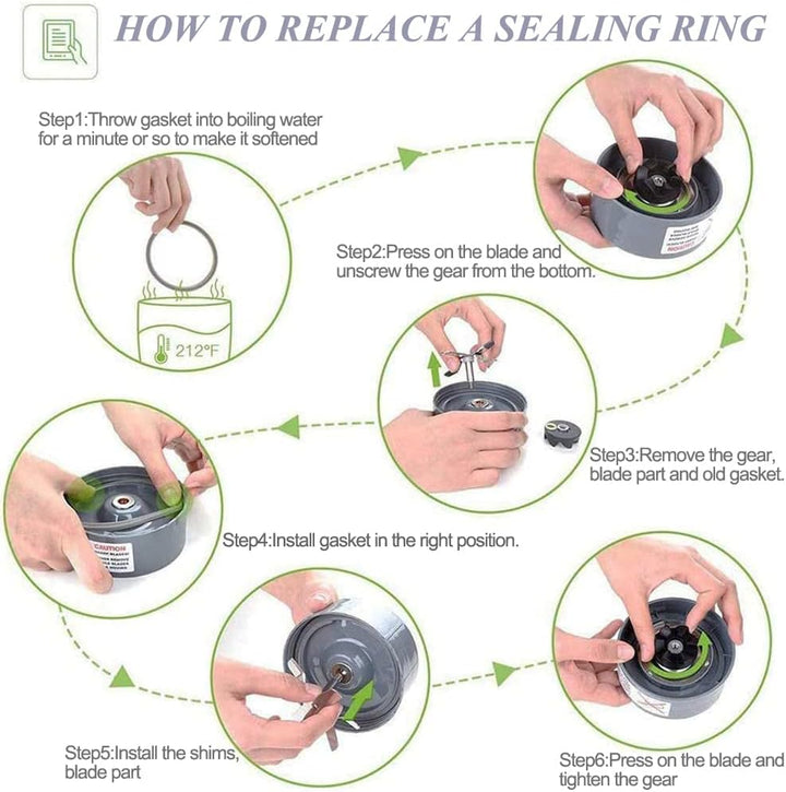 Ersatz Entsafter Klinge für Original Nutribullet 600Watt/ Pro 900 Watt Elektrischer Mixer Blender Sm