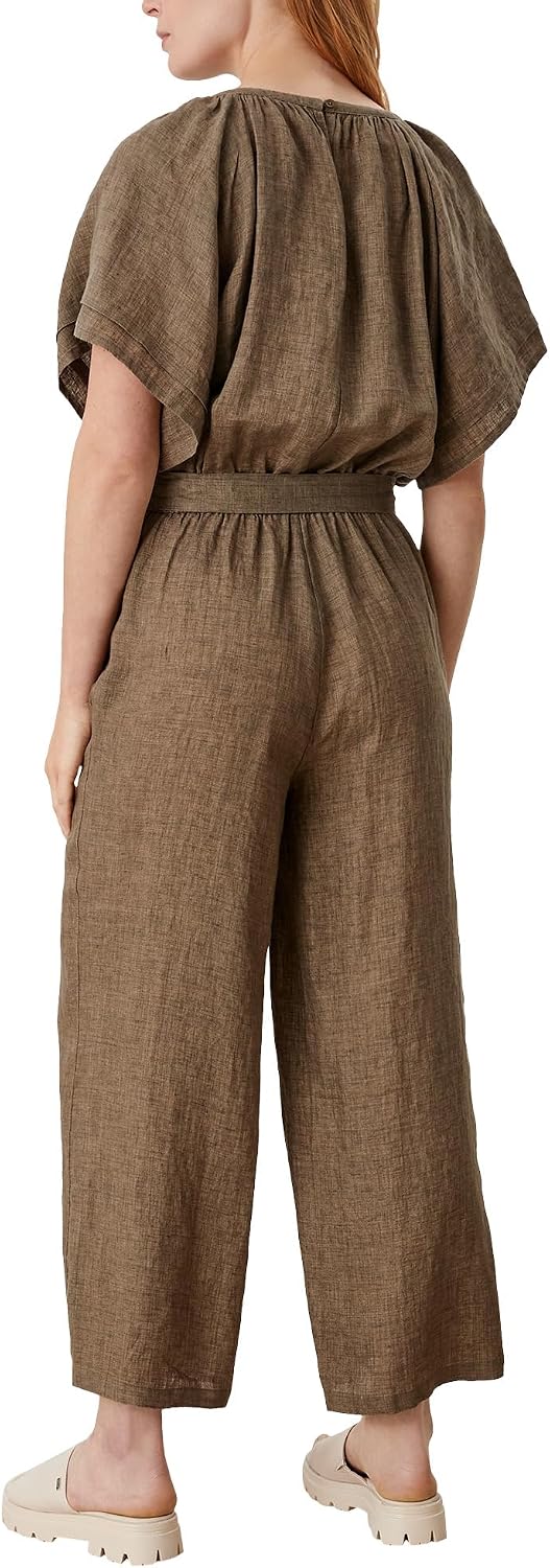 s.Oliver Jumpsuit aus Leinen 38 salbeigrün, 38 salbeigrün