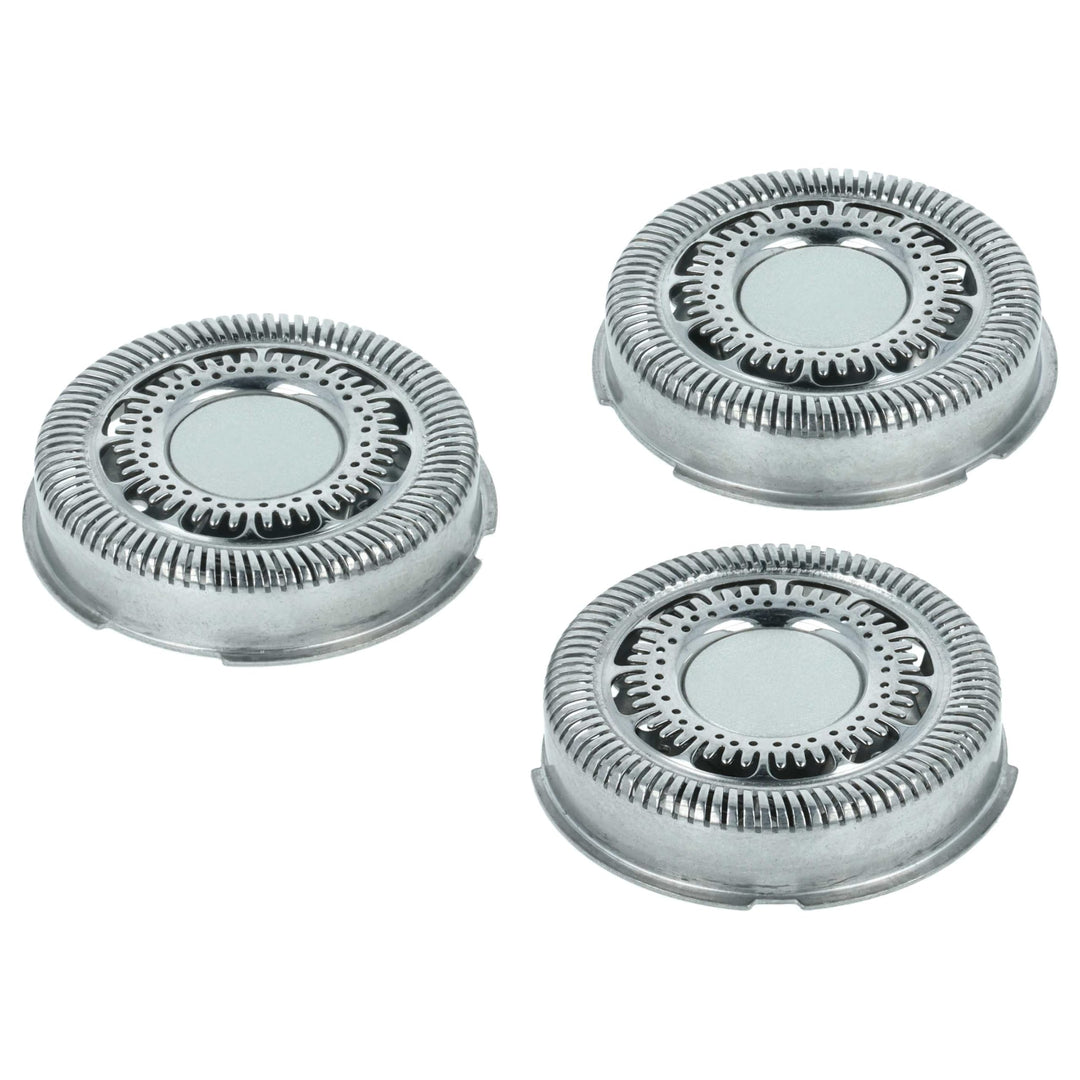 vhbw 3x Scherköpfe Ersatz für Philips SH70/50, SH70/60, SH70, SH71, SH71/50 für Elektrorasierer, Sil