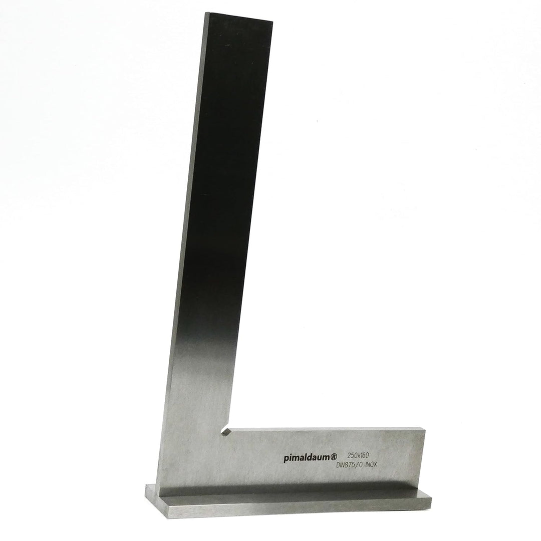 PIMALDAUM® Anschlagwinkel 250*160 mm, 90°-Flachwinkel mit Anschlag, Schenkel 250*160 mm, gem. DIN 87