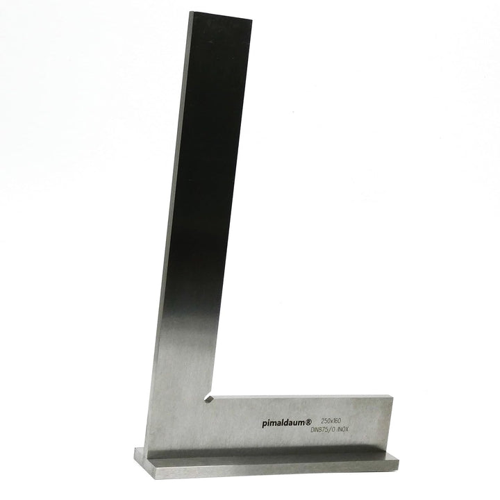 PIMALDAUM® Anschlagwinkel 250*160 mm, 90°-Flachwinkel mit Anschlag, Schenkel 250*160 mm, gem. DIN 87