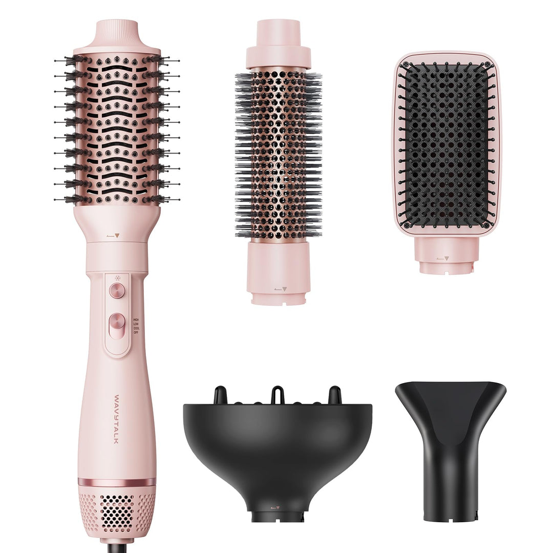 Wavytalk Warmluftbürste, 5 in 1 Hairstyler, Föhnbürste zum Trocknen und Stylen in One Step, AIR SCUL