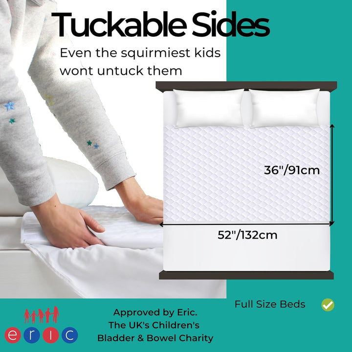 Hygge Sheets® Bettunterlage wasserdicht für Kinder & Jugendliche | passend für Einzel- & Jugendbett