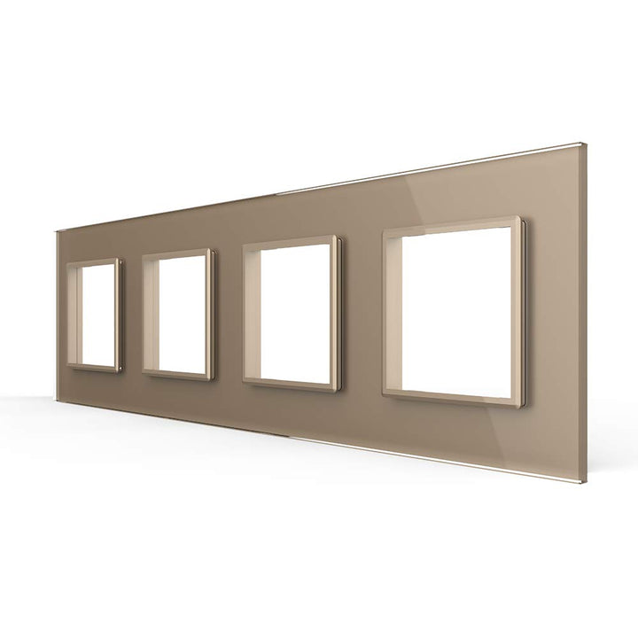 LIVOLO Nur Glasblende für Livolo Steckdose VL-C7-SR/SR/SR/SR-13 Gold