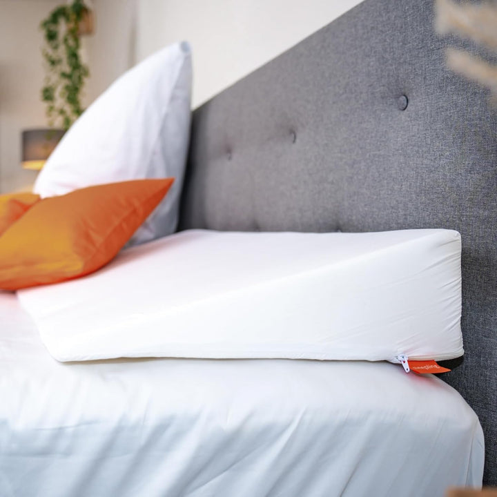sleepling Ersatzbezug für Keilkissen 45x90x15 cm, Reflux Kissen für Bett und Sofa, Matratzenkeil für