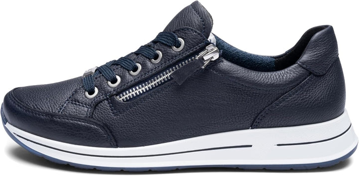 ARA Shoes Damen Sneaker Low 12-34587 35 EU Blau, 35 EU Blau