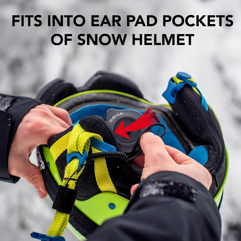 Sena Snowtalk 2-Universal Bluetooth Headset für Ski-und Snowboardhelme mit integriertem drahtlosem I