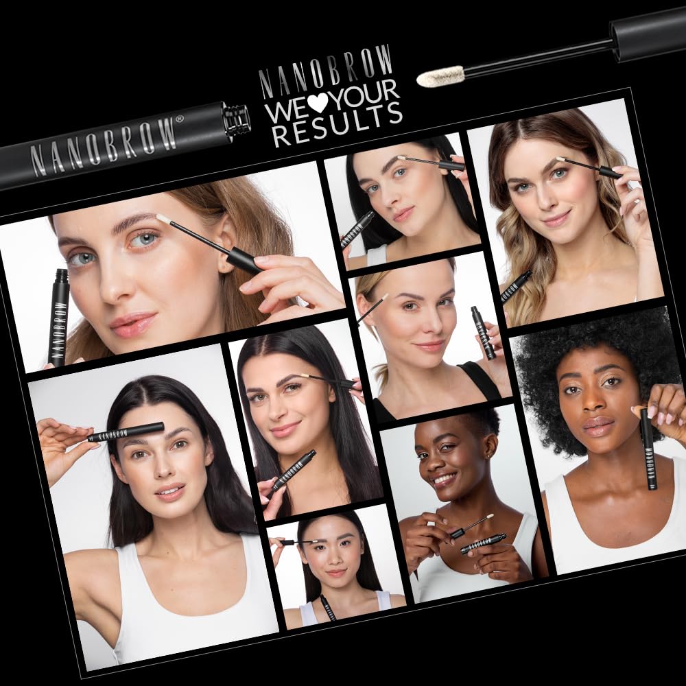 Augenbrauenserum Nanobrow Eyebrow Serum 5ml - Beschleunigung des Augenbrauenwachstums, dichte und st