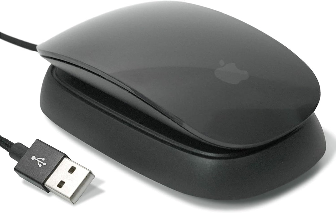 Ascrono - Ladestation Kompatibel mit Apple Magic Mouse 2 - Dunkelgrau - Perfect Zubehör | Verwendbar