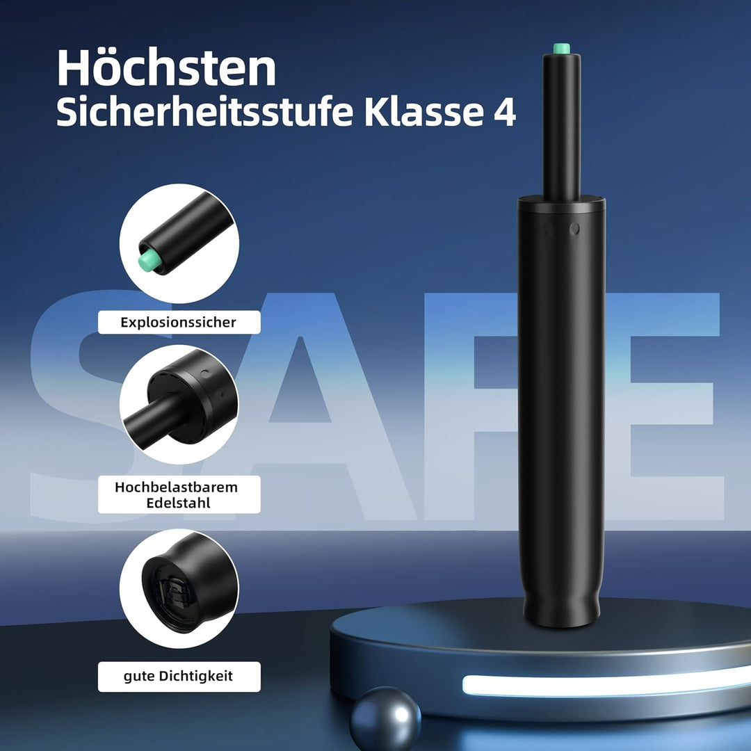 Mastery Mart Gasdruckfeder für Bürostühle, Länge 272mm - 388mm Gasdruckfeder, Gasdruckdämpfer Belast