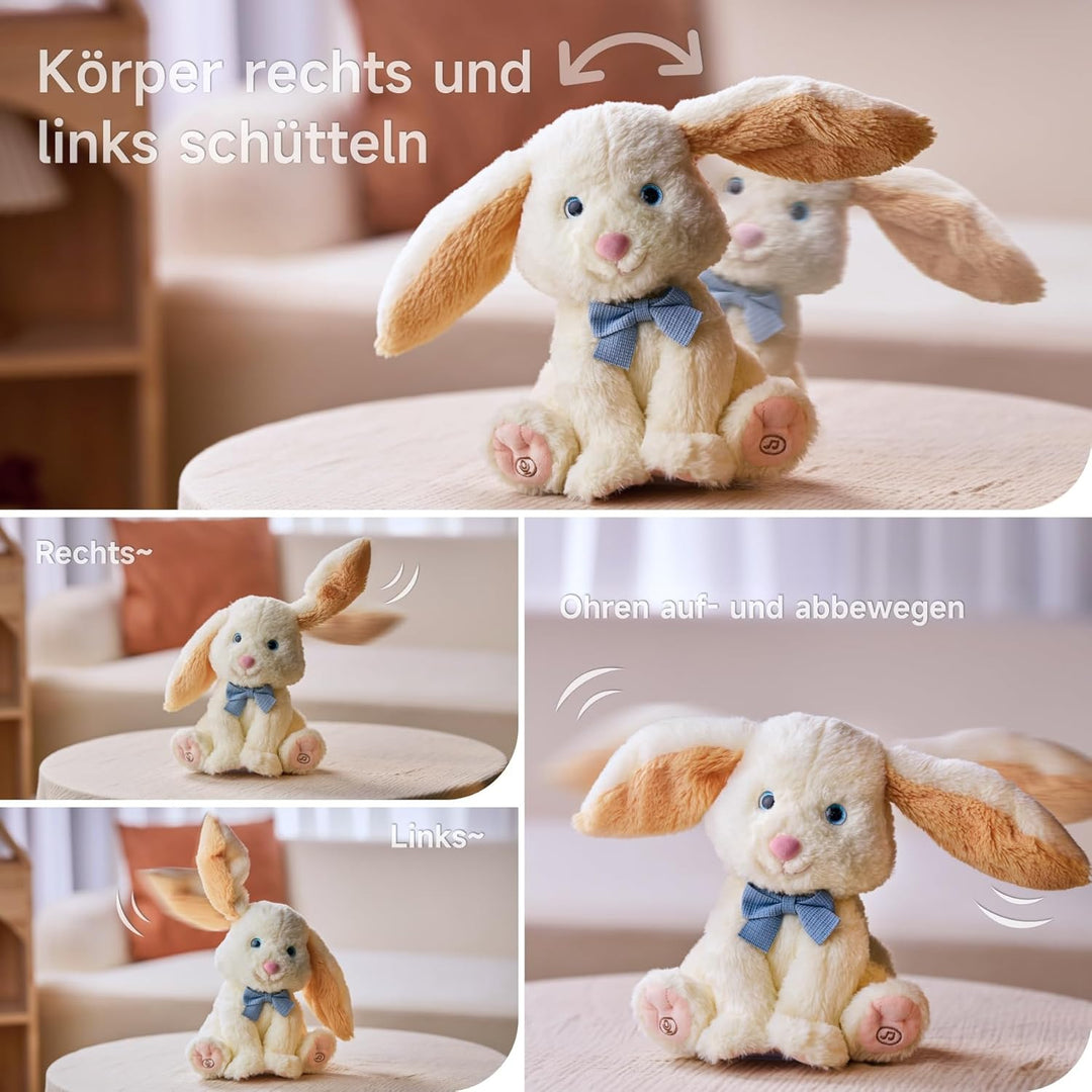 TUMAMA KIDS Kinderspielzeug, Hasen Spielzeug Kuscheltier hase, Elektrischer Plüschtier Pets, Spreche
