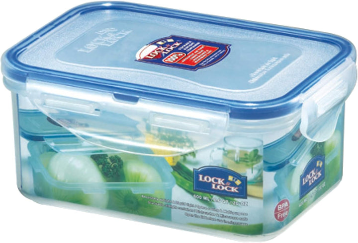 Lock &amp; Lock Vorratsdose HPL811, rechteckig, 600 ml 20 Oz (Pack of 6), 20 Oz (Pack of 6)