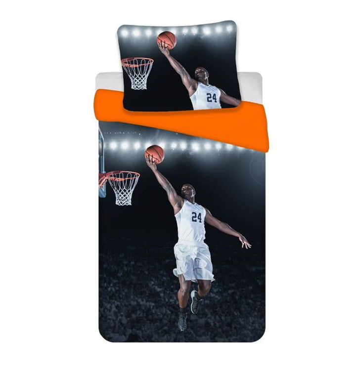 BrandMac Bettwäsche Set Basketball 135 x 200 cm Baumwolle