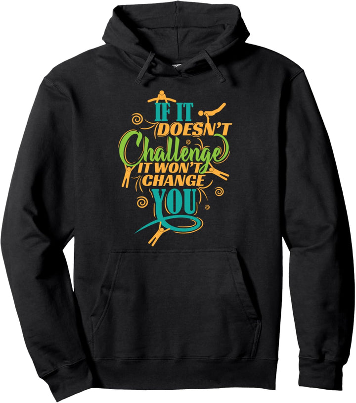 Calisthenics mit Körpergewicht "Challenge You" Pullover Hoodie