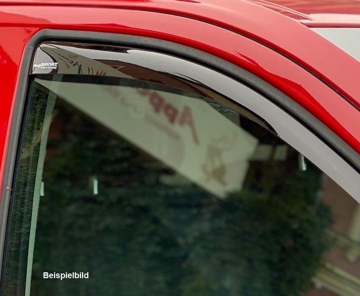 CLIMAIR Windabweiser Regenabweiser für VW T5 T6 mit ABE schwarz (1 Paar)