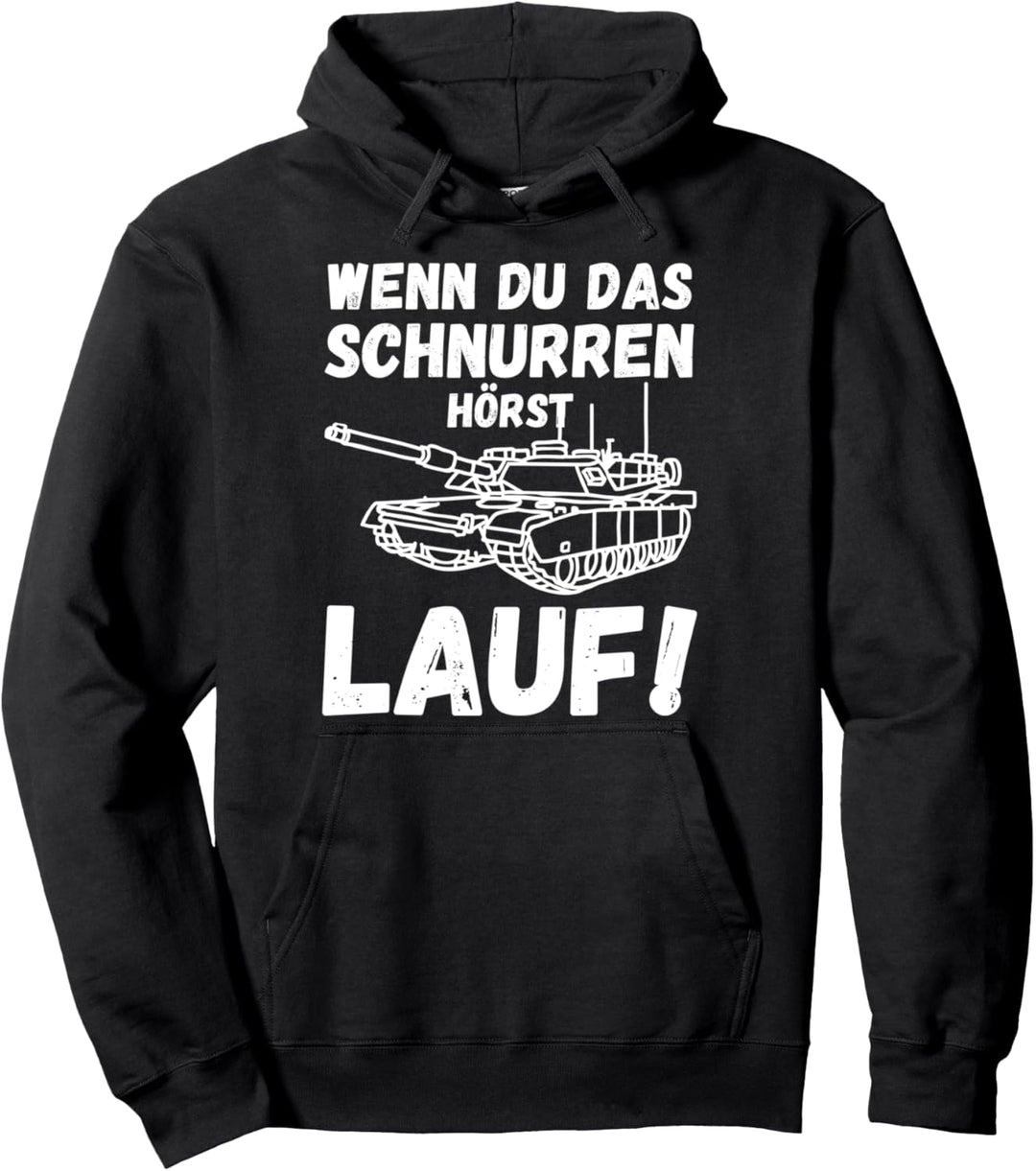 Wenn Du Das Schnurren Hörst Lauf Deutsche Raubkatzen Panzer Pullover Hoodie