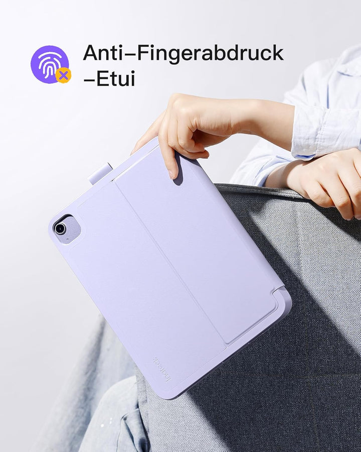Inateck iPad 10 Generation Hülle mit Tastatur, für iPad 11 Gen. A16 2025 11 Zoll, Air 11 Zoll M3/M2