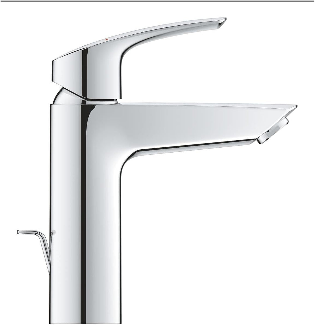 GROHE Einhand-WTbatterie EUROSMART DN 15 MSize Zugst-Ablaufgarn. 1 1/4Zoll chr