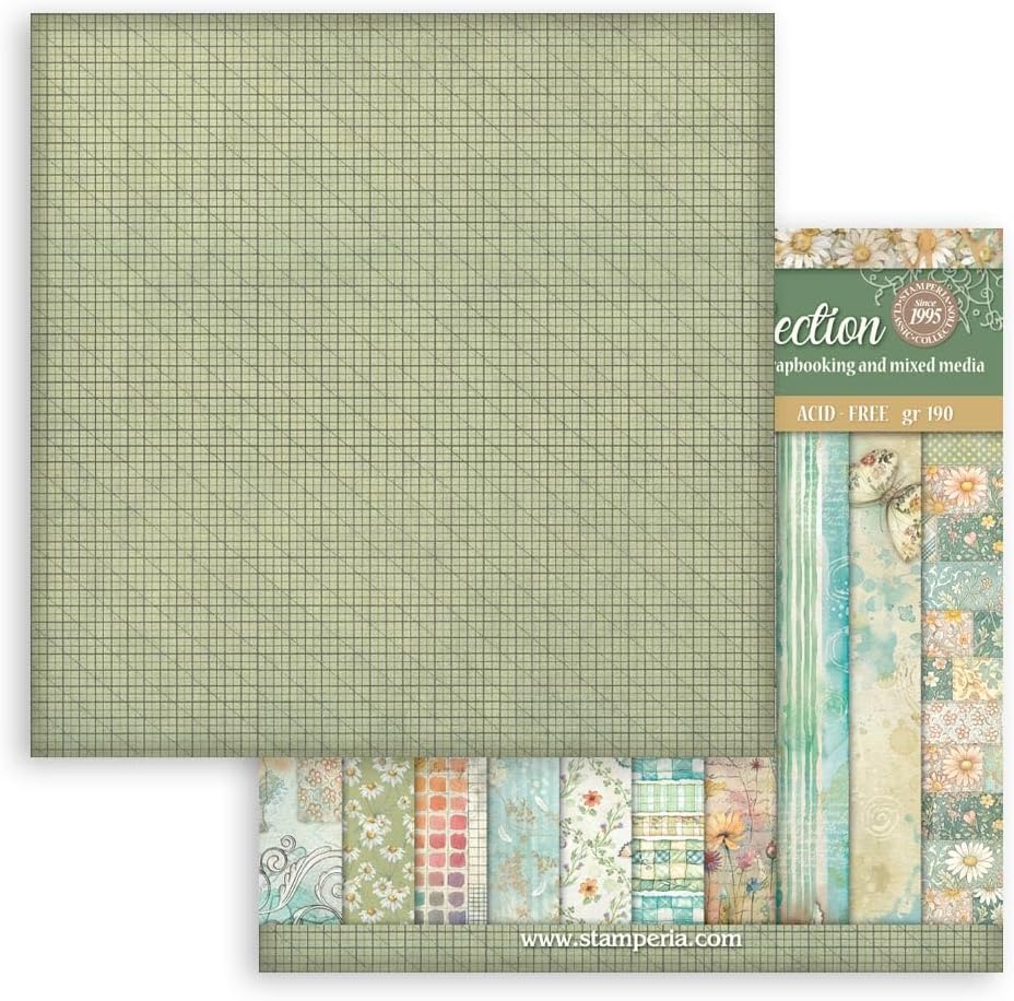 Stamperia - Scrapbook Paper Pad for Scrapbooks, Albums, Cards, Bullet Journals and More, Acid Free,