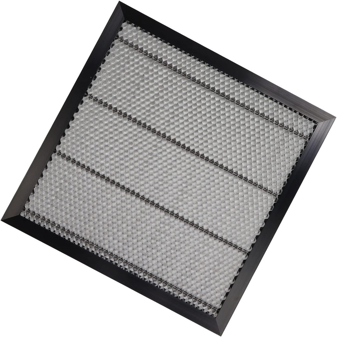 Laser-Arbeitstisch, 400 x 400 mm, Mesh-Design, Aluminiumlegierung, Waben-Arbeitsplattenplattform