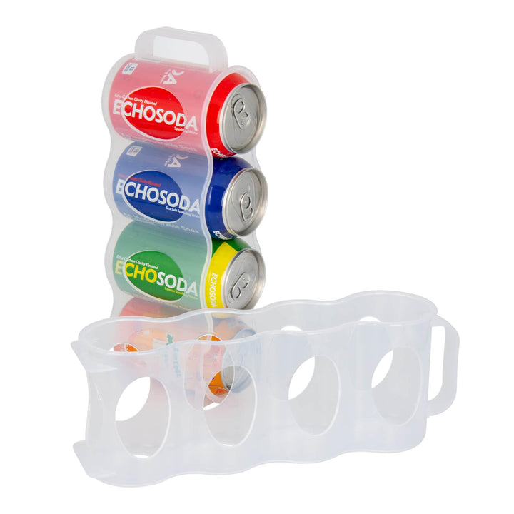 2er Set tragbare Getränkedosen-Halter für Kühlschrank, Dosenhalter, Aufbewahrungsbox für Dosen, durc