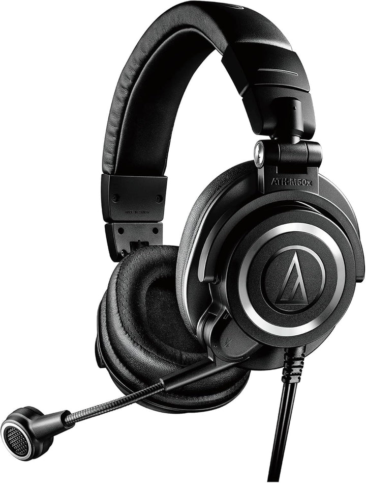 Audio-Technica M50xSTS StreamSet Streaming Headset mit XLR-Anschluss Schwarz, XLR