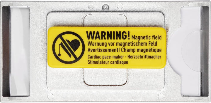 Durable Namensschild Classic mit Magnet, 34 x 74 mm, 10 Stück, silber, 854223, 34 x 74 mm